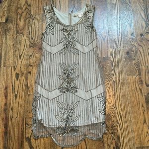 Chelsea & Violet Beaded 20s Dress Size Small